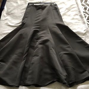 Vintage floor length Loft black skirt